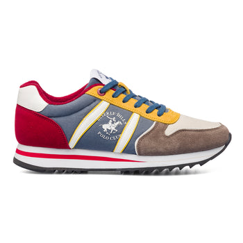 Sneakers multicolore in tessuto con logo laterale Beverly Hills Polo Club, Uomo, SKU m114000928, Immagine 0